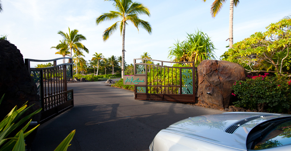 Ke Kailani, Mauna Lani Resort, Big Island, Front Gate