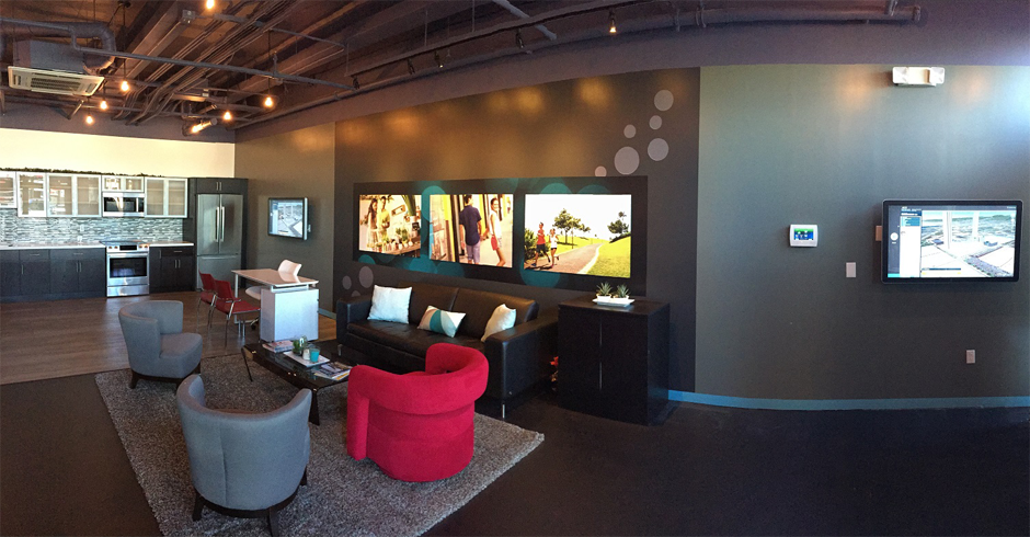 Sales Office Design, Sales Office Layout, Interactive Displays, Kakaako, Castle & Cooke, Team Vision Marketing
