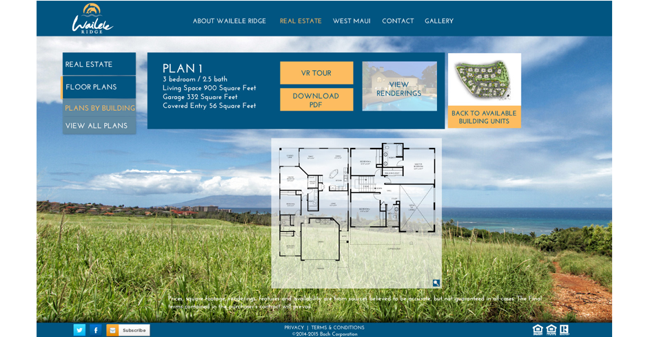 Wailele Ridge - Maui Responsive Web Design