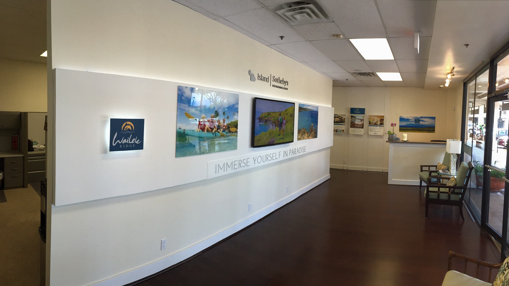 Island Sothebys International, Wailele Ridge, Sales Office design, Marketing, Advertising, graphic design