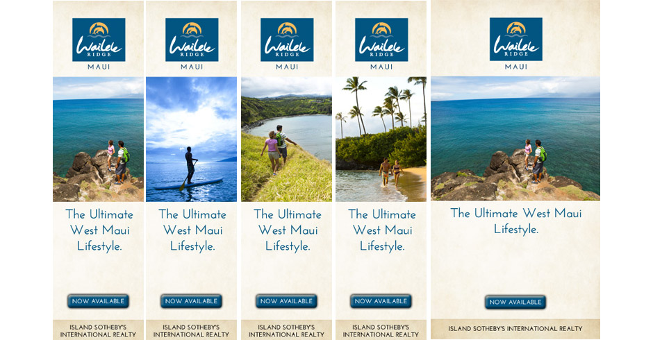 Banner Ads, Online Marketing, Wailele Ridge, Maui