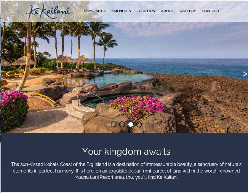 ke kailani, big island, web design, social media, team vision, honolulu, hawaii, advertising agency, marketing