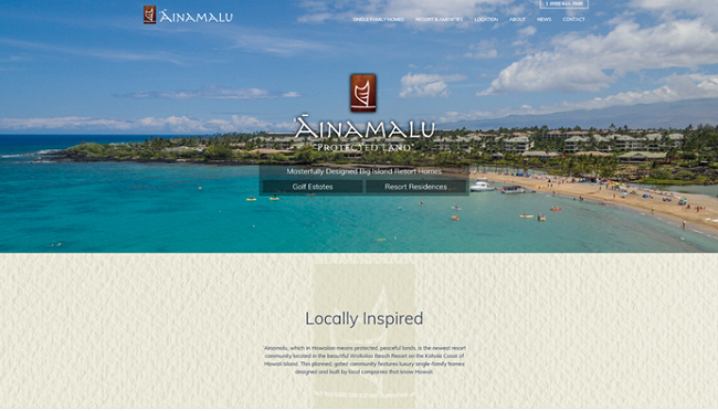 Ainamalu, Waikolo Beach Resort, Big Island, Real Estate, Kohala Coast, Homes, Marketing, Advertising