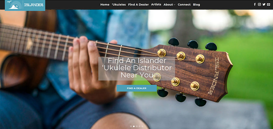 Hawaii Web Design, Honolulu Web Design, Islander Ukulele, ukulele, hawaii, web site design, hawaii advertising agencies